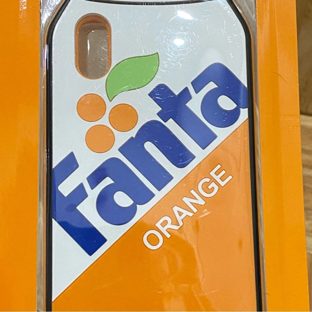 Coca Cola FANTA Soda Silicone iPhone Case for iPhone X/XS NEW